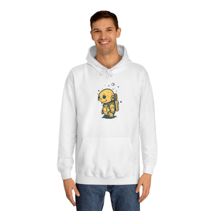 Astro-Turtle Adventure Unisex College Hoodie