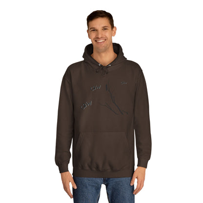 Echoes of the Abyss Graphic Unisex College Hoodie
