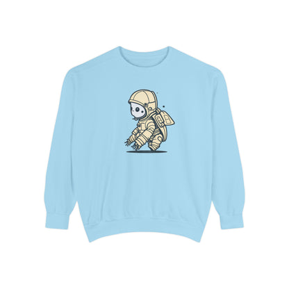 Galactic Guardian Turtle Unisex Garment-Dyed Sweatshirt