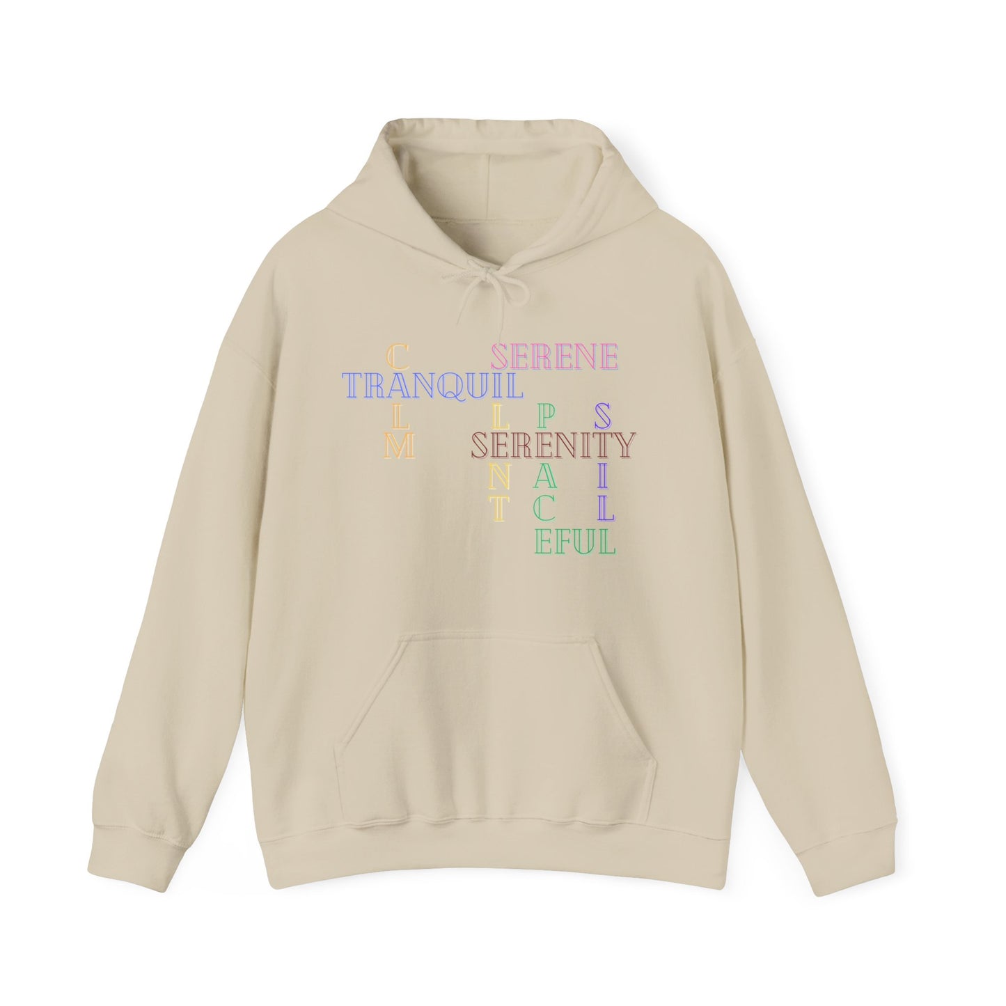 Tranquil graphic Unisex Heavy Blend Hooded Sweatshirt