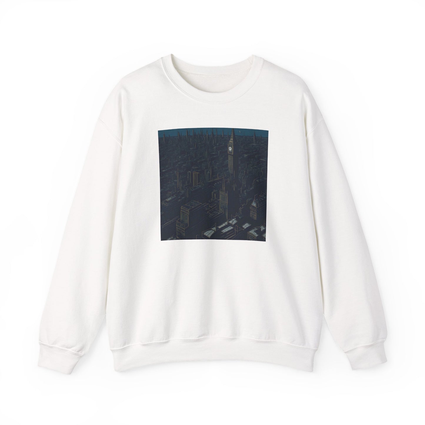 A city Unisex Heavy Blend Crewneck Sweatshirt
