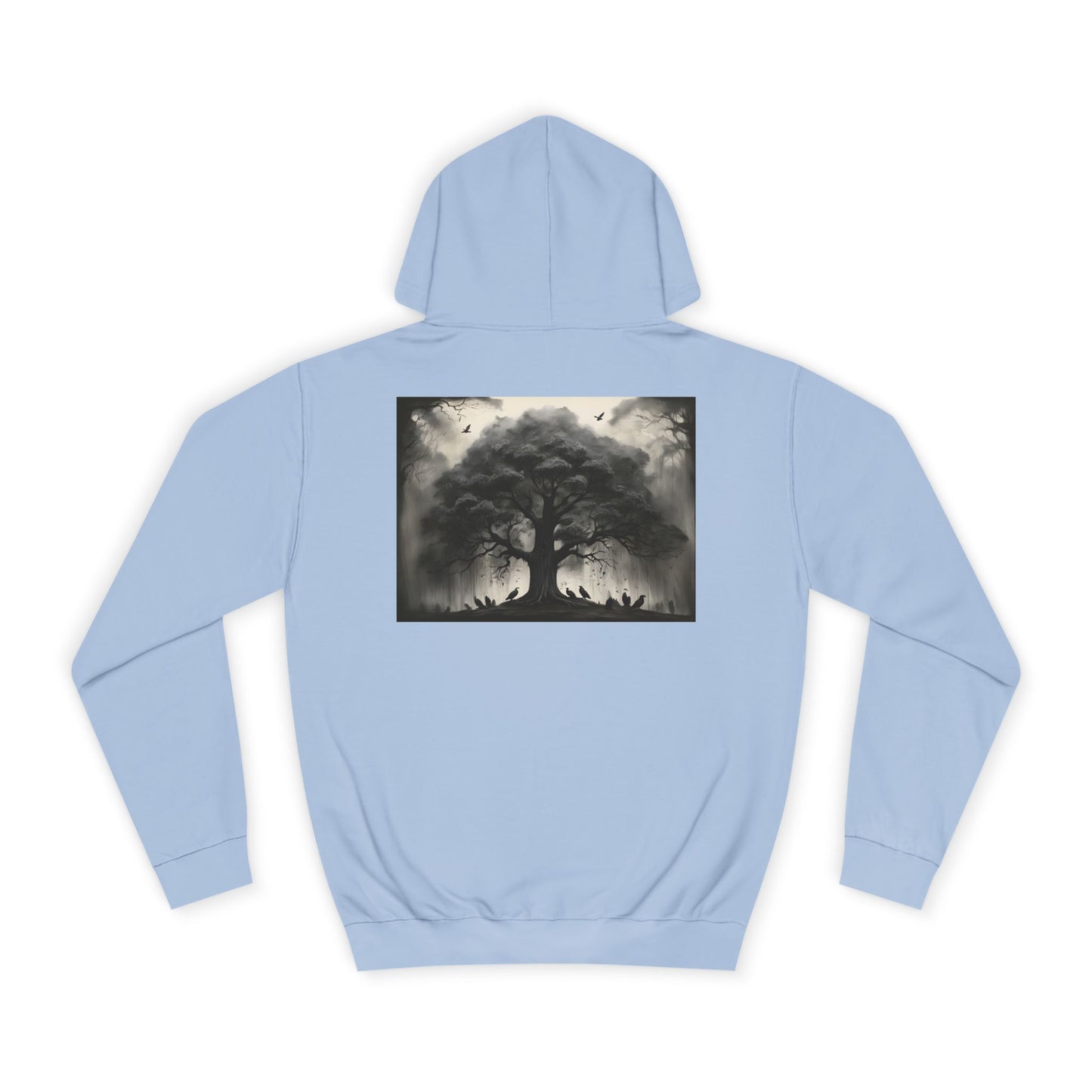 Echoes of the Abyss Graphic Unisex College Hoodie
