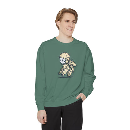 Galactic Guardian Turtle Unisex Garment-Dyed Sweatshirt
