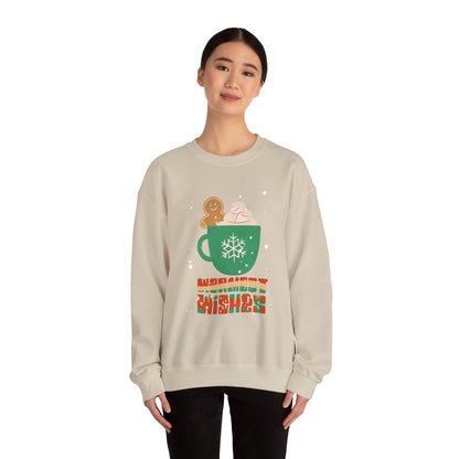 Gingerbread & Cocoa Comfort Sweatshirt Unisex Crewneck Christmas Sweatshirt