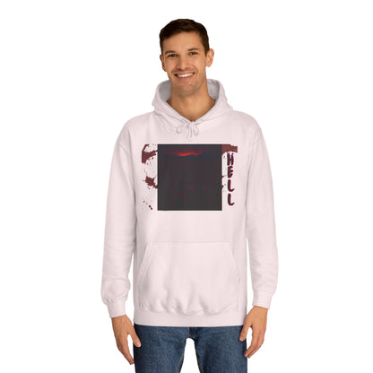 Hell or Paradise Graphic Unisex College Hoodie