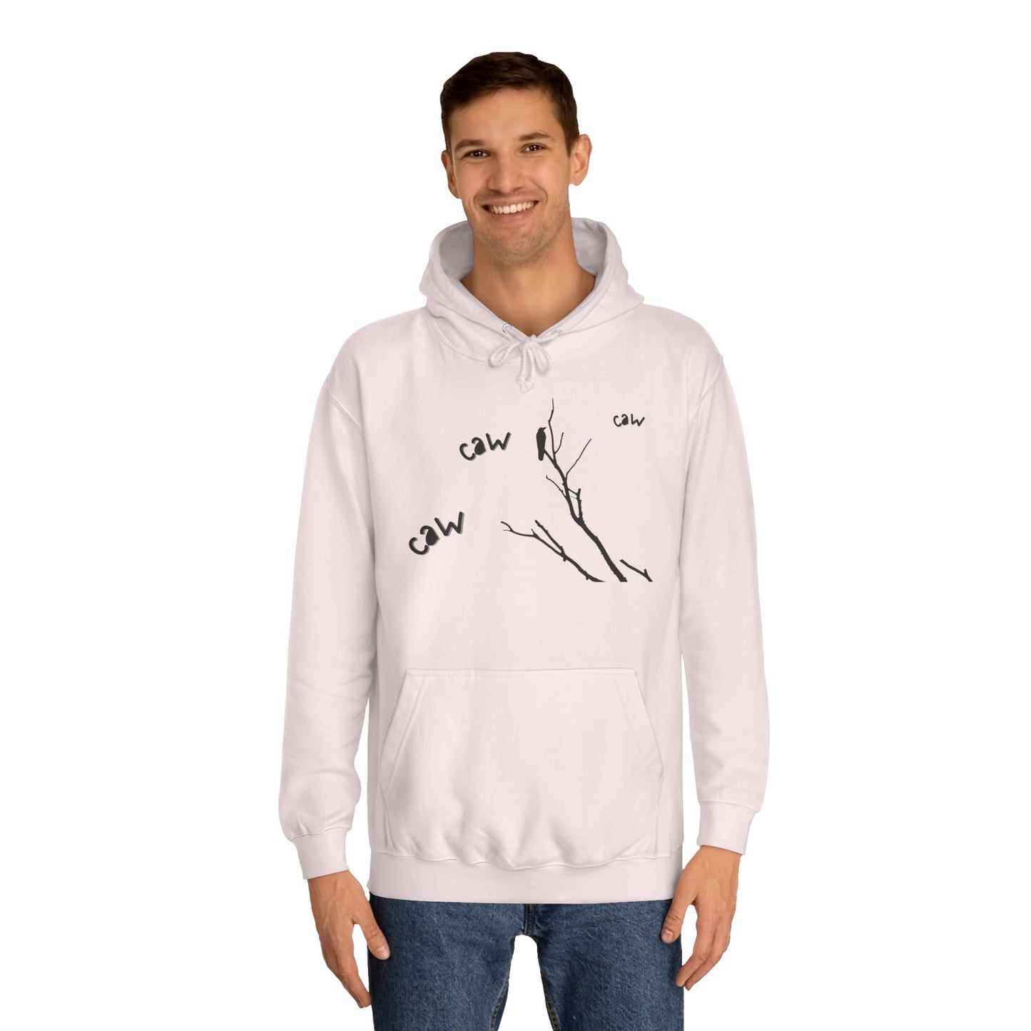 Echoes of the Abyss Graphic Unisex College Hoodie