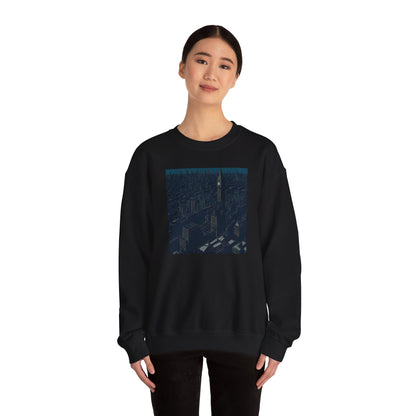 A city Unisex Heavy Blend Crewneck Sweatshirt