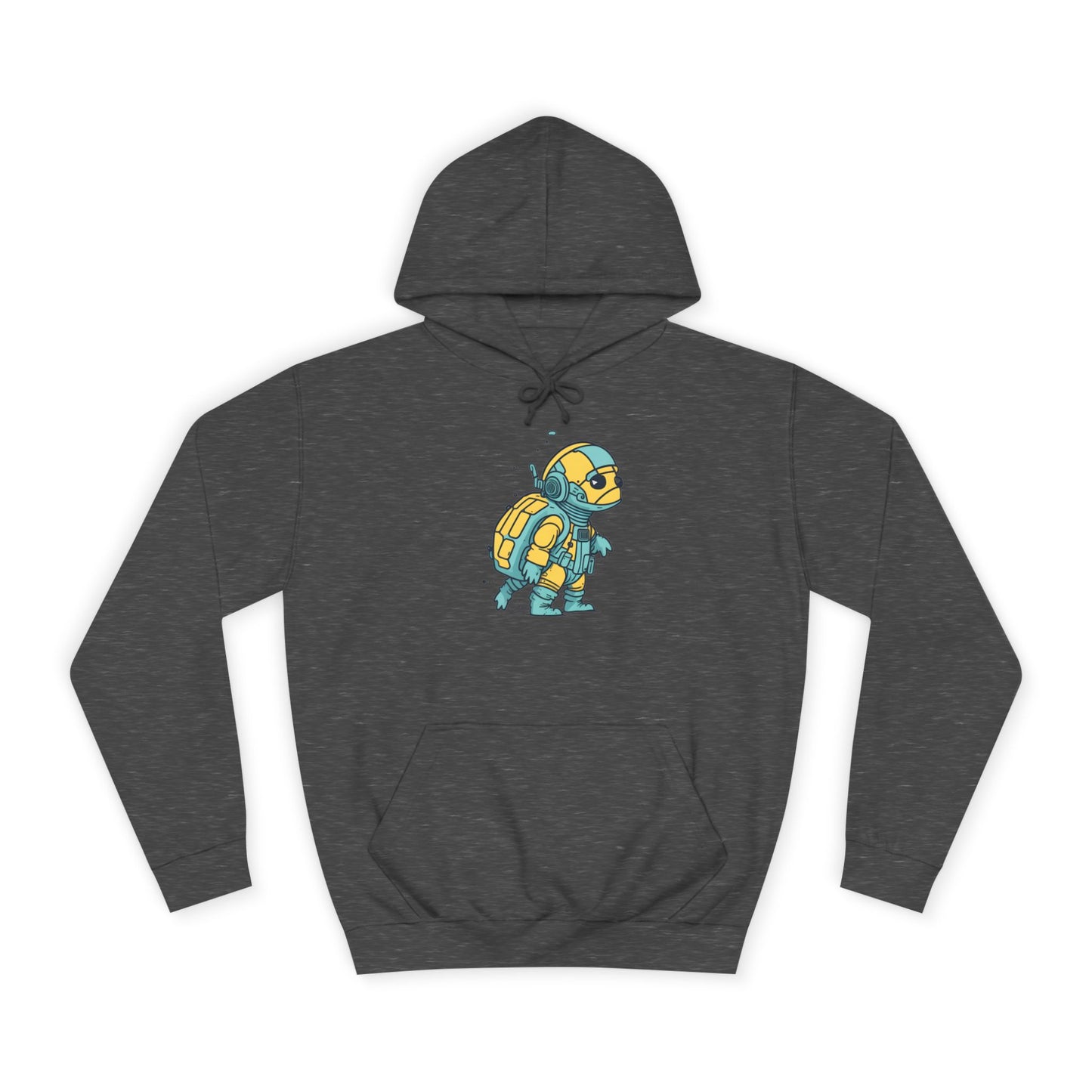Cosmic Voyager Turtle Unisex College Hoodie
