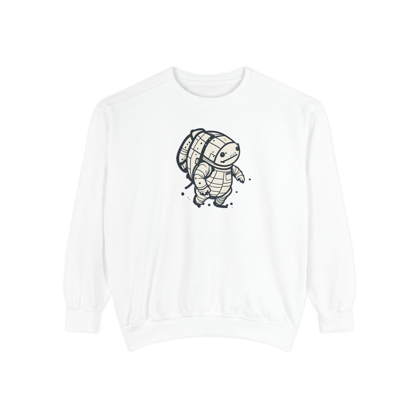Celestial Explorer Turtle Unisex Garment-Dyed Sweatshirt