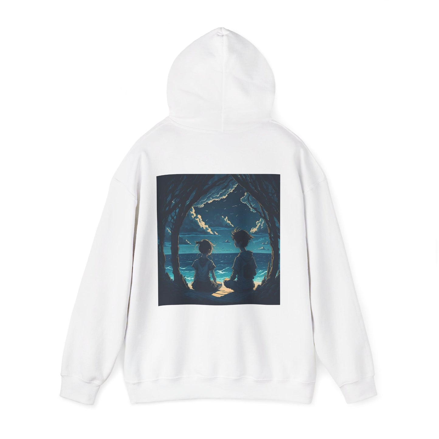 Tranquil graphic Unisex Heavy Blend Hooded Sweatshirt