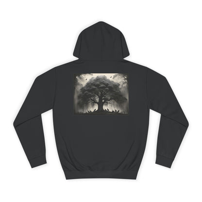 Echoes of the Abyss Graphic Unisex College Hoodie
