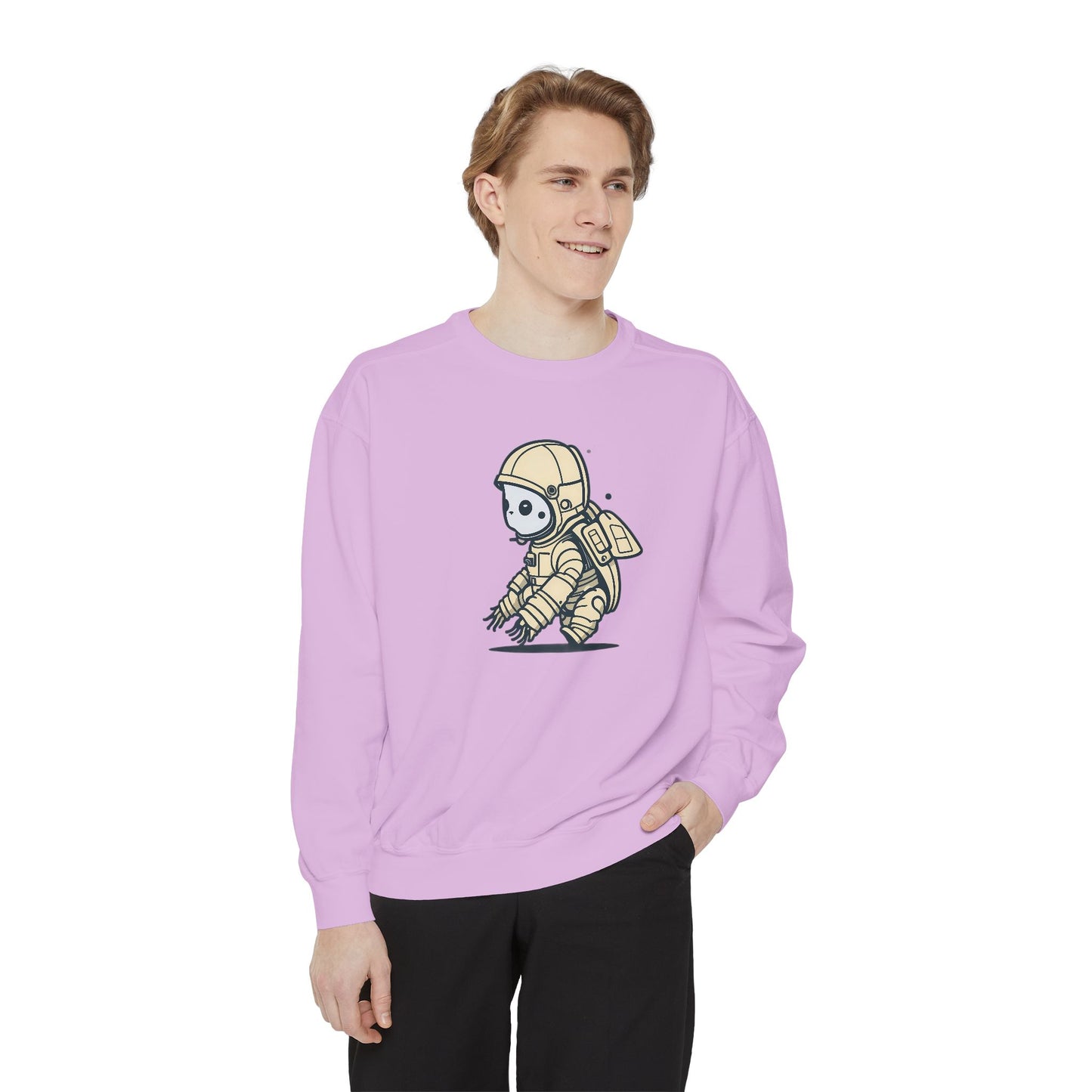Galactic Guardian Turtle Unisex Garment-Dyed Sweatshirt