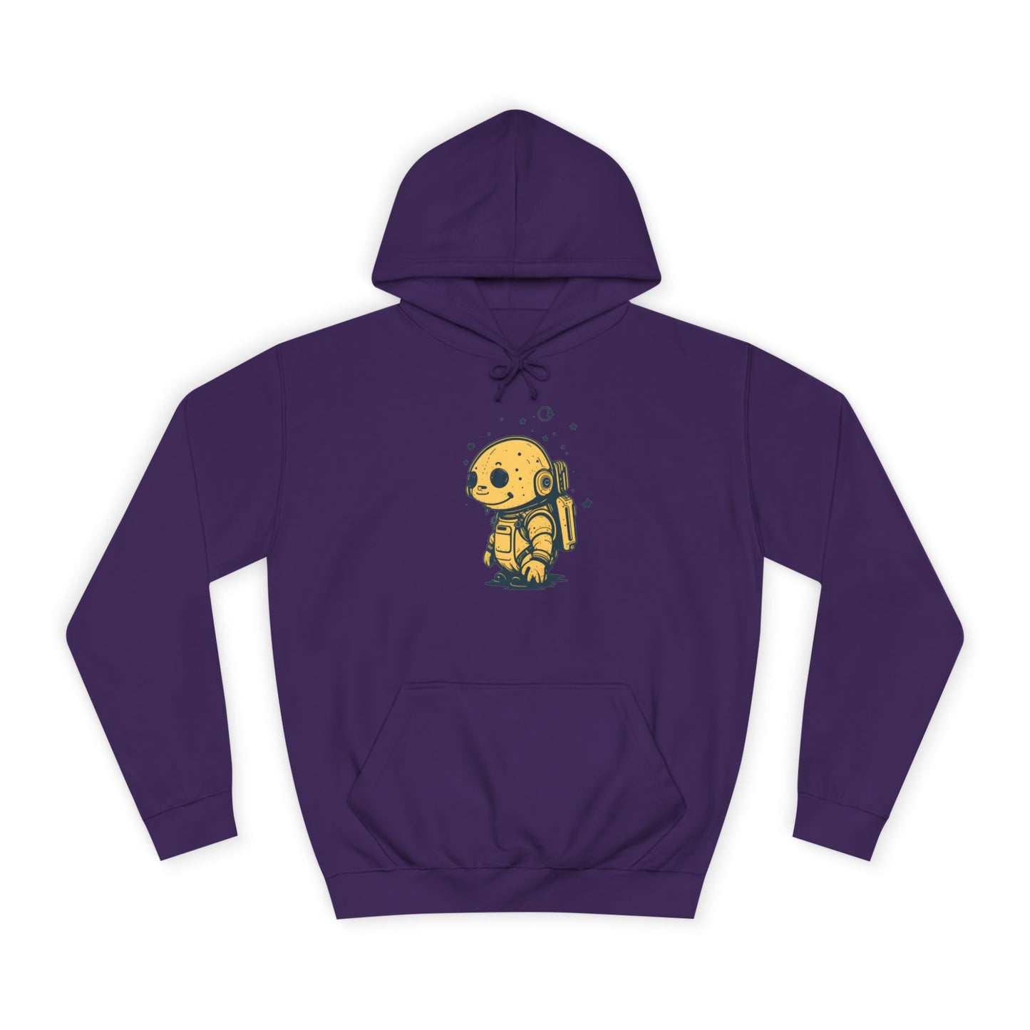 Astro-Turtle Adventure Unisex College Hoodie