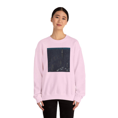A city Unisex Heavy Blend Crewneck Sweatshirt