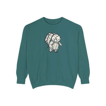 Celestial Explorer Turtle Unisex Garment-Dyed Sweatshirt