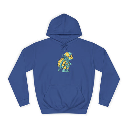 Cosmic Voyager Turtle Unisex College Hoodie