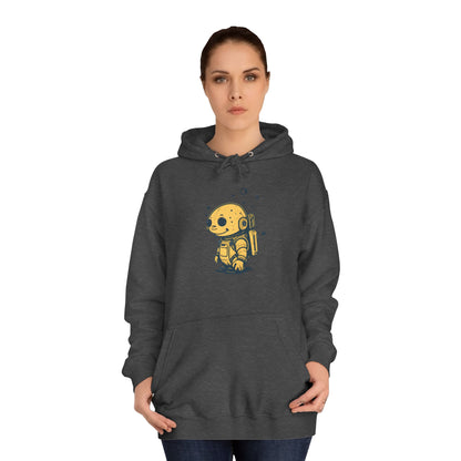 Astro-Turtle Adventure Unisex College Hoodie