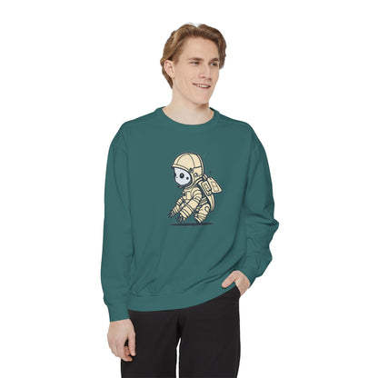Galactic Guardian Turtle Unisex Garment-Dyed Sweatshirt