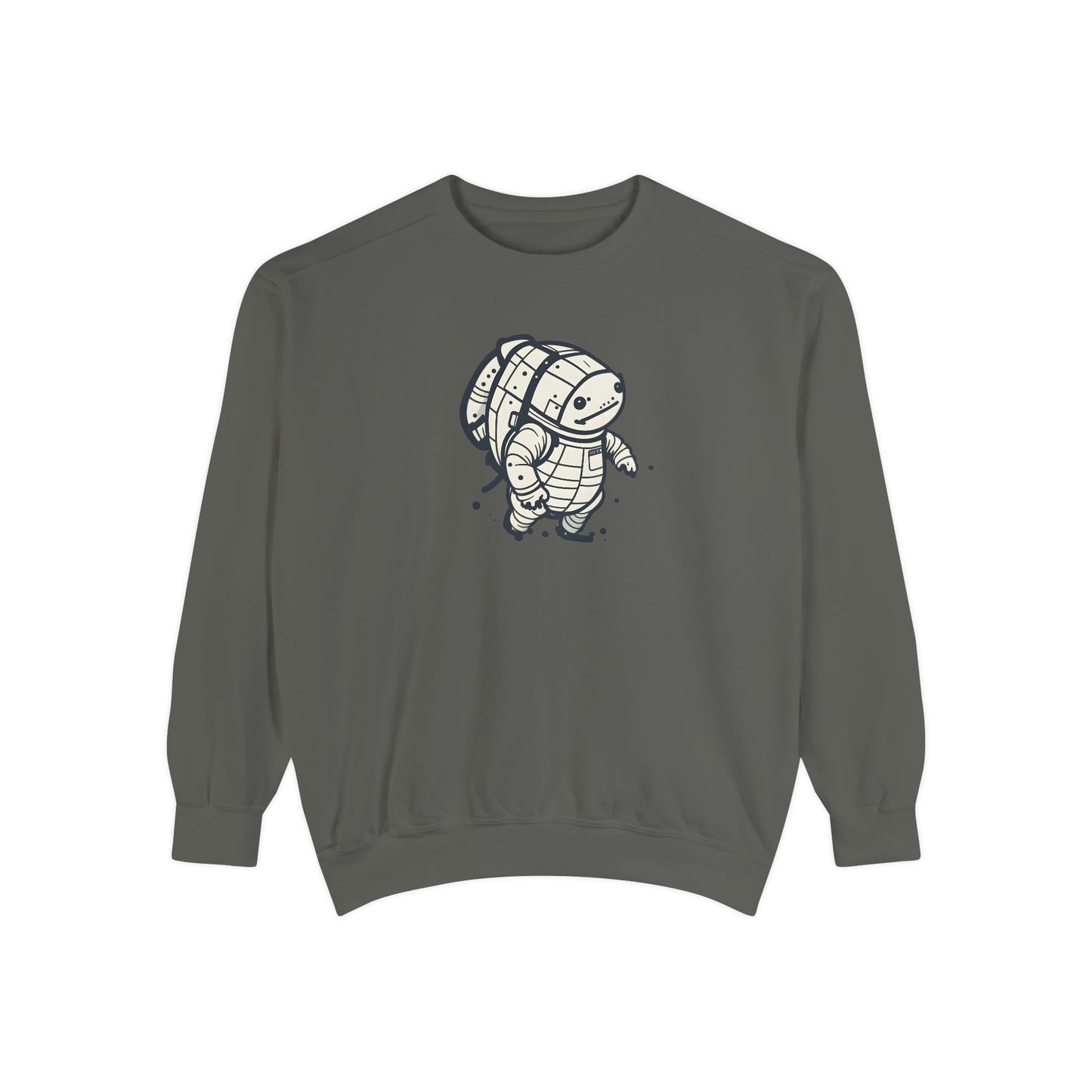 Celestial Explorer Turtle Unisex Garment-Dyed Sweatshirt