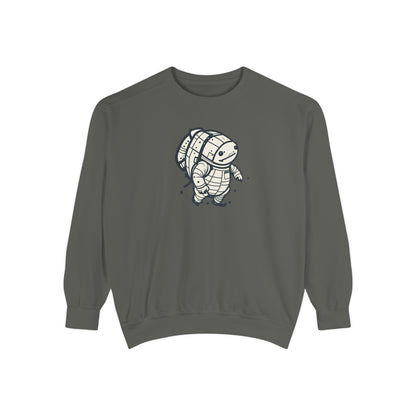 Celestial Explorer Turtle Unisex Garment-Dyed Sweatshirt