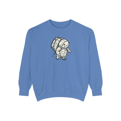 Celestial Explorer Turtle Unisex Garment-Dyed Sweatshirt