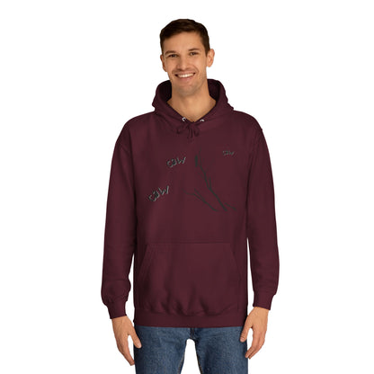 Echoes of the Abyss Graphic Unisex College Hoodie