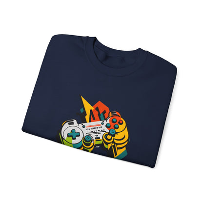 Retro cool Ps5 Controller Unisex Heavy Blend™ Crewneck Sweatshirt/long sleeve