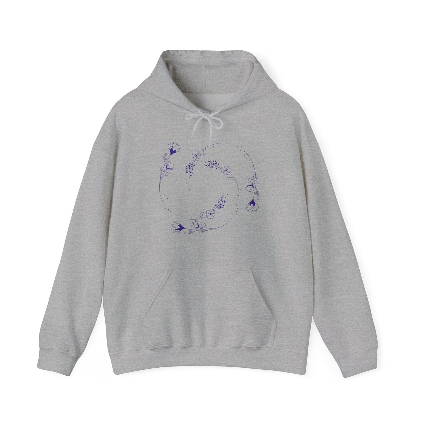 Swirling flower Unisex Heavy Blend Hooded Sweatshirt