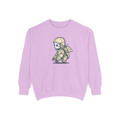 Galactic Guardian Turtle Unisex Garment-Dyed Sweatshirt
