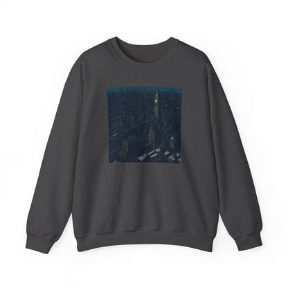 A city Unisex Heavy Blend Crewneck Sweatshirt