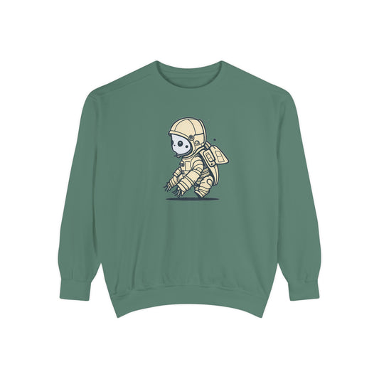 Galactic Guardian Turtle Unisex Garment-Dyed Sweatshirt