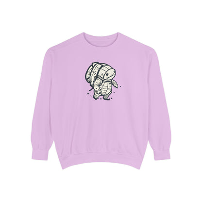 Celestial Explorer Turtle Unisex Garment-Dyed Sweatshirt