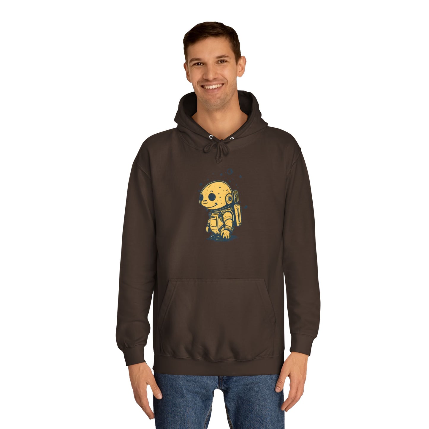 Astro-Turtle Adventure Unisex College Hoodie