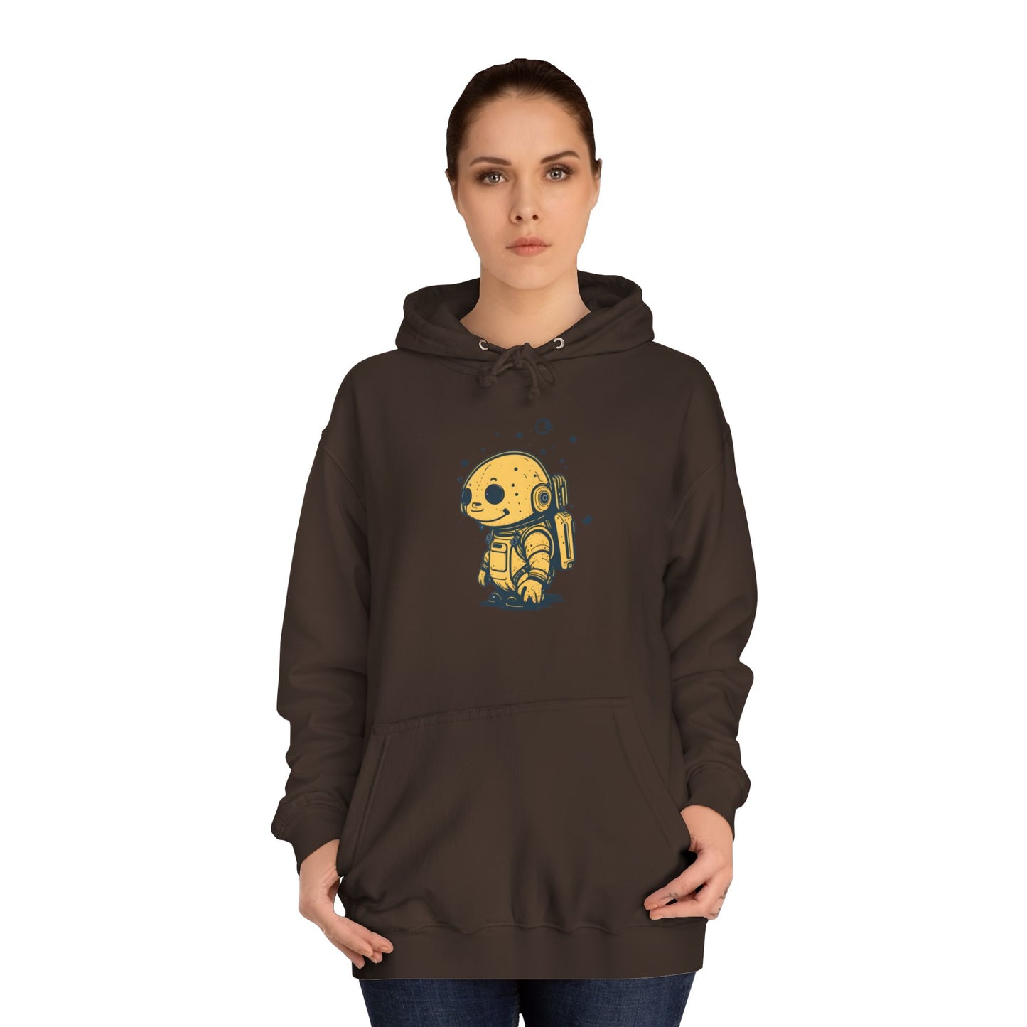 Astro-Turtle Adventure Unisex College Hoodie