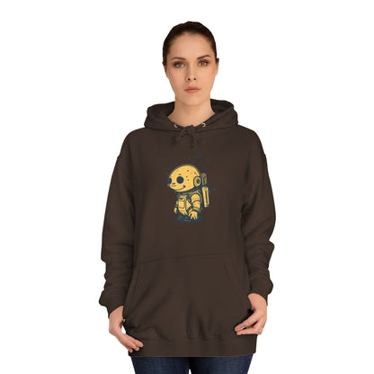 Astro-Turtle Adventure Unisex College Hoodie