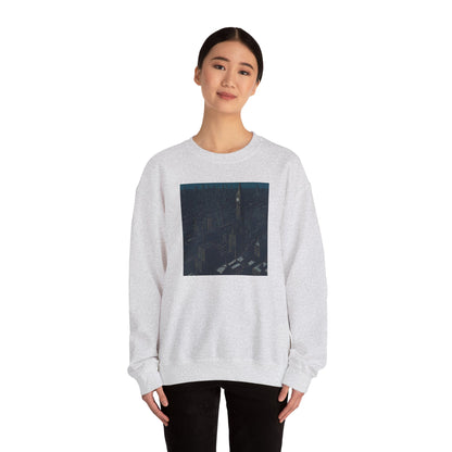 A city Unisex Heavy Blend Crewneck Sweatshirt