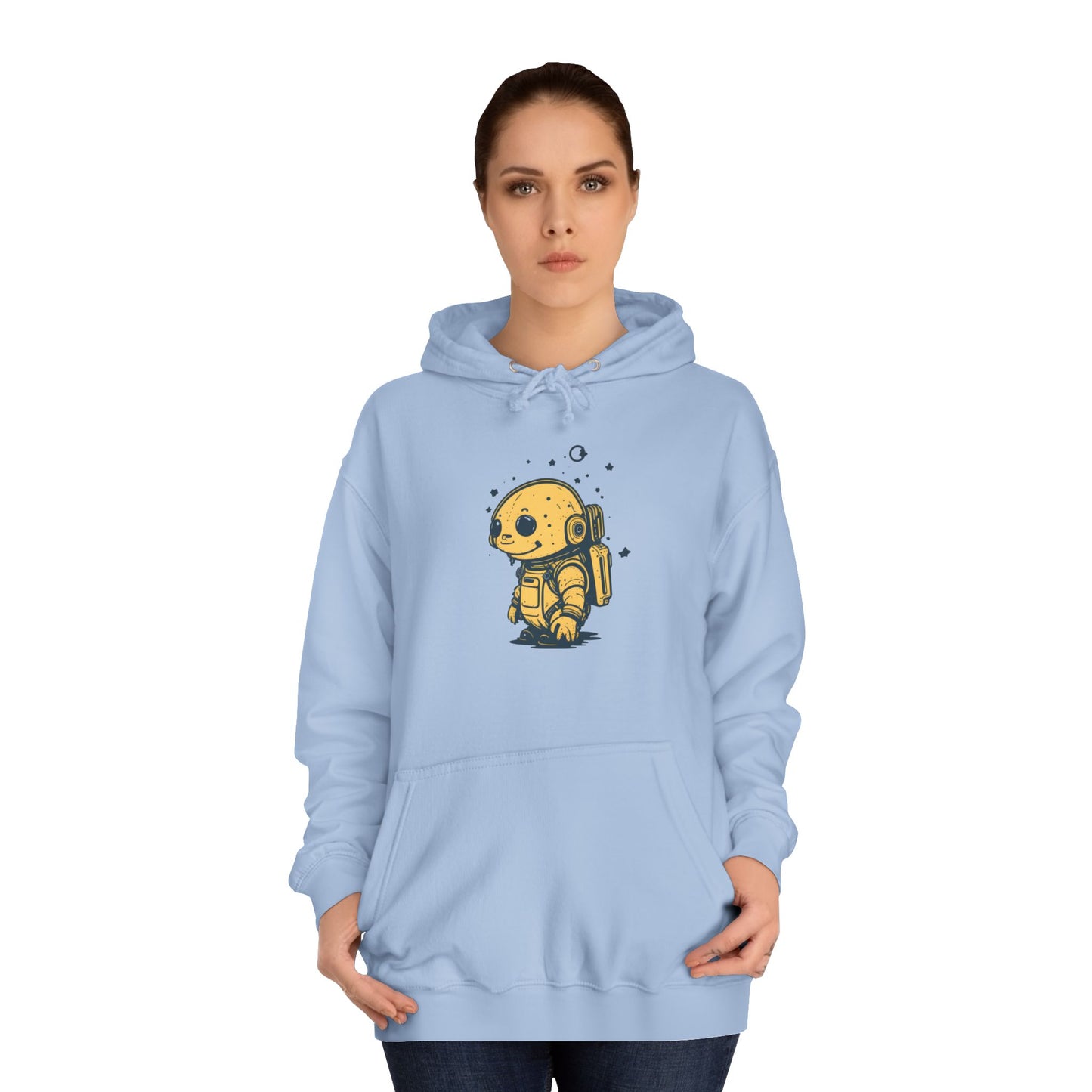 Astro-Turtle Adventure Unisex College Hoodie