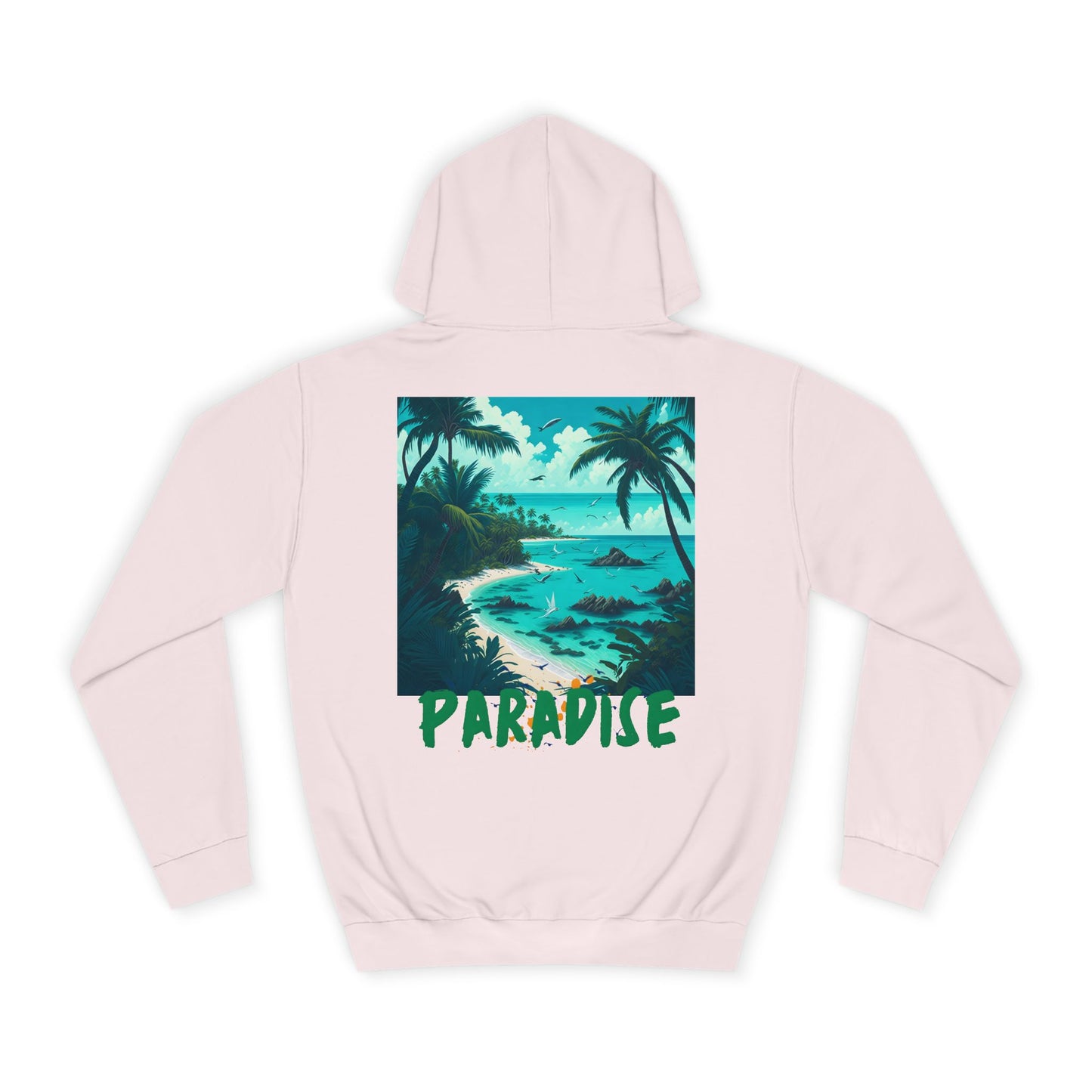 Hell or Paradise Graphic Unisex College Hoodie