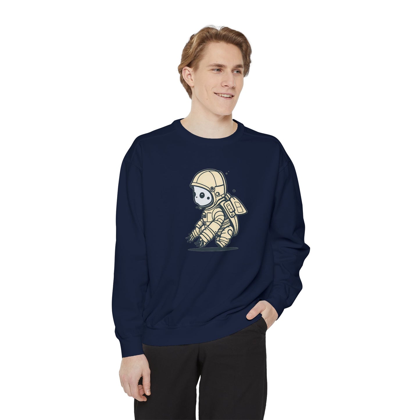 Galactic Guardian Turtle Unisex Garment-Dyed Sweatshirt