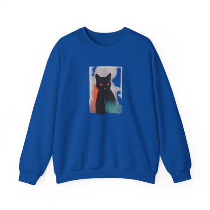 Grace in Purr Unisex Heavy Blend™ Crewneck Graphic Sweatshirt