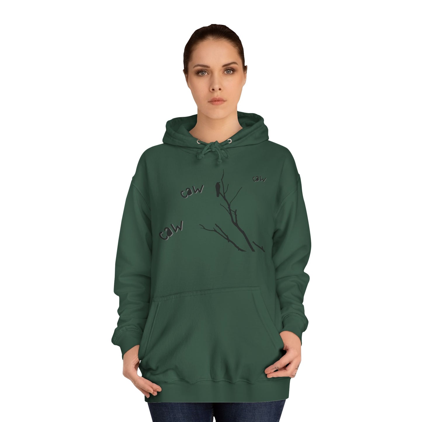 Echoes of the Abyss Graphic Unisex College Hoodie