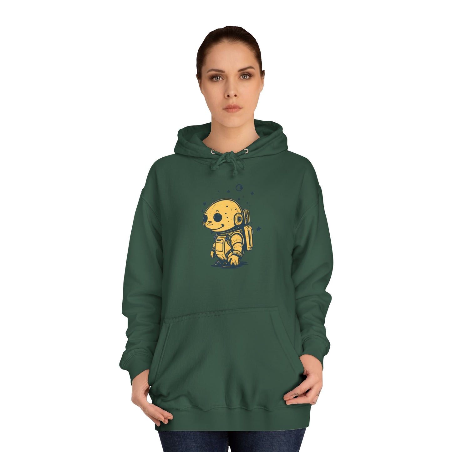Astro-Turtle Adventure Unisex College Hoodie