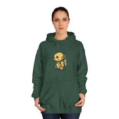 Astro-Turtle Adventure Unisex College Hoodie