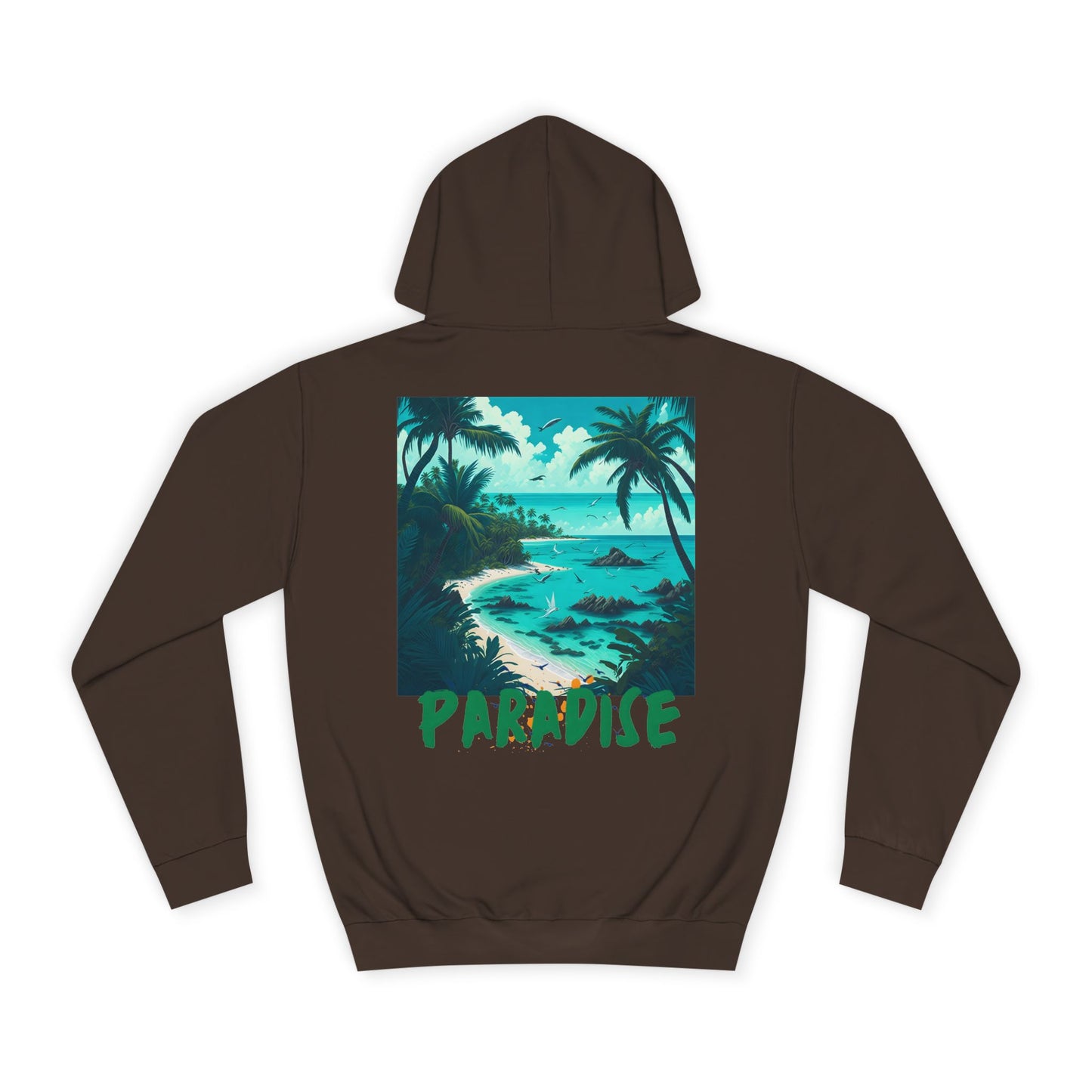 Hell or Paradise Graphic Unisex College Hoodie