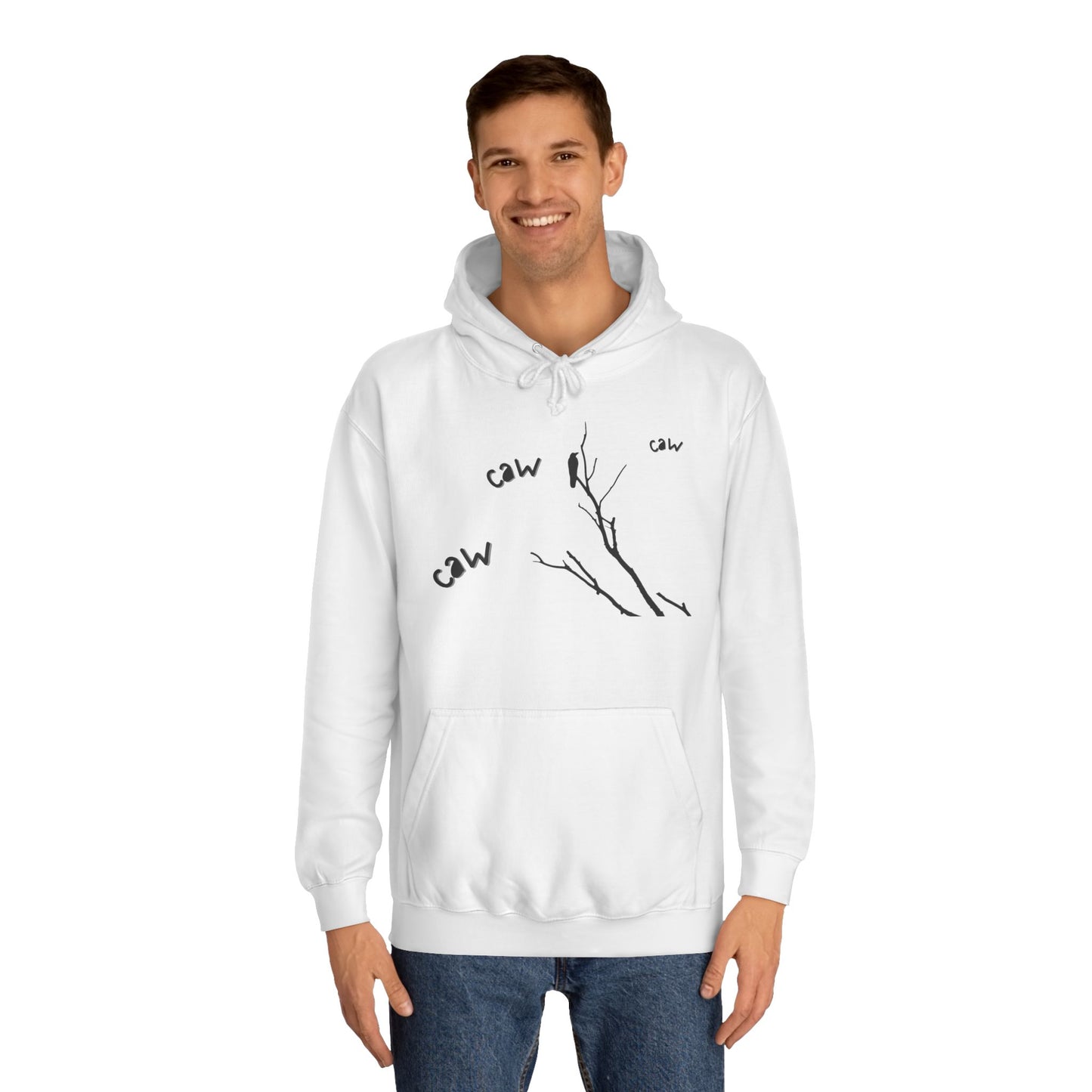 Echoes of the Abyss Graphic Unisex College Hoodie