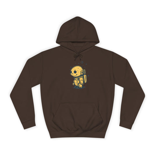 Astro-Turtle Adventure Unisex College Hoodie