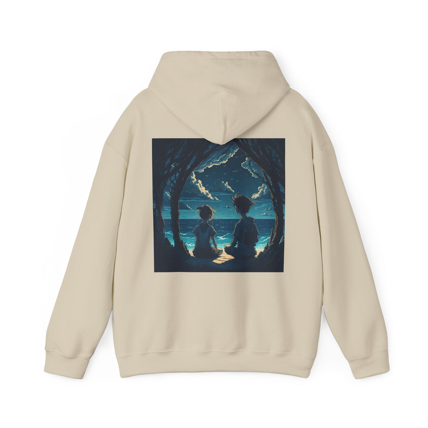 Tranquil graphic Unisex Heavy Blend Hooded Sweatshirt