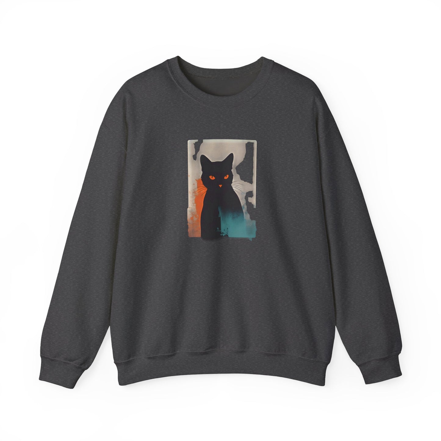 Grace in Purr Unisex Heavy Blend™ Crewneck Graphic Sweatshirt