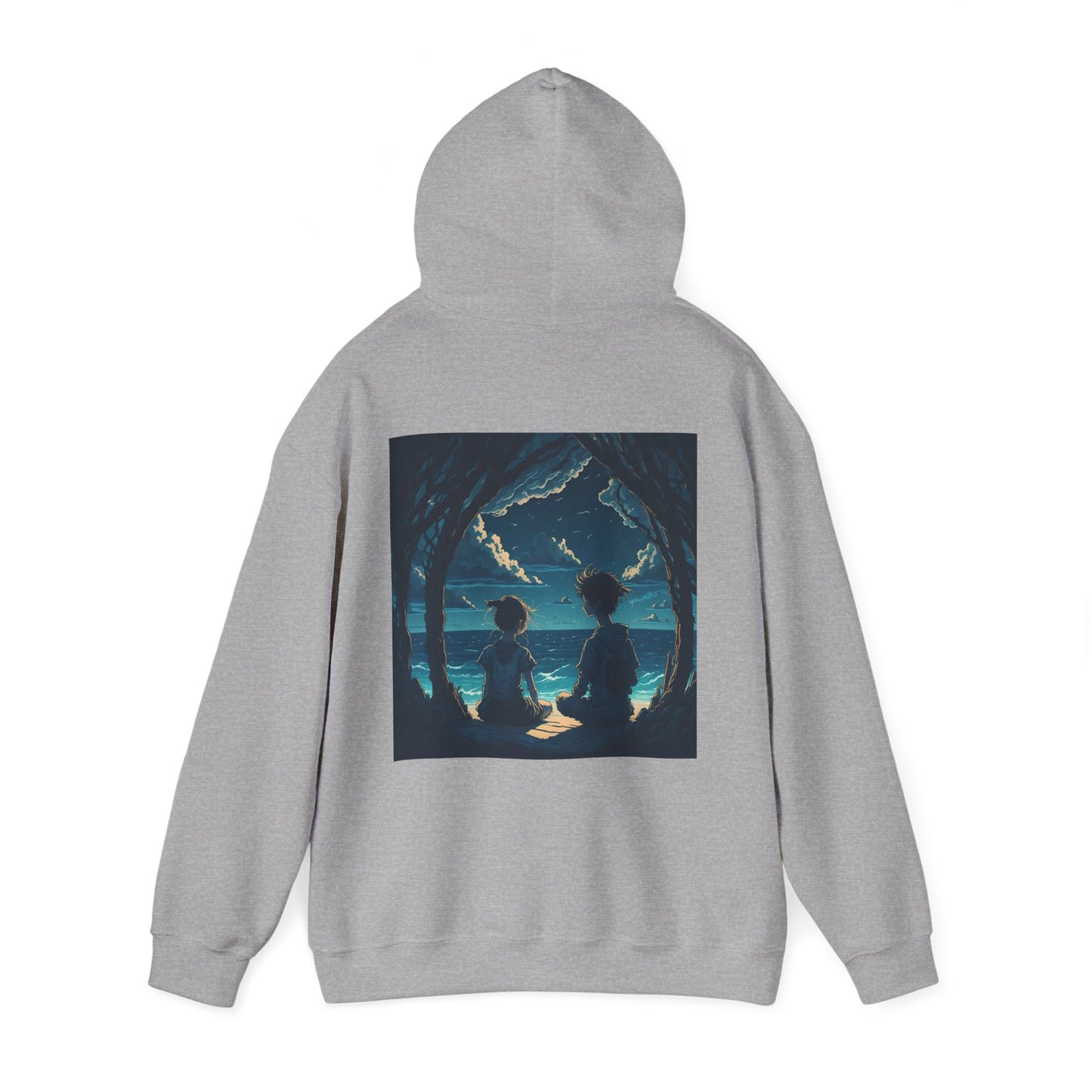 Tranquil graphic Unisex Heavy Blend Hooded Sweatshirt