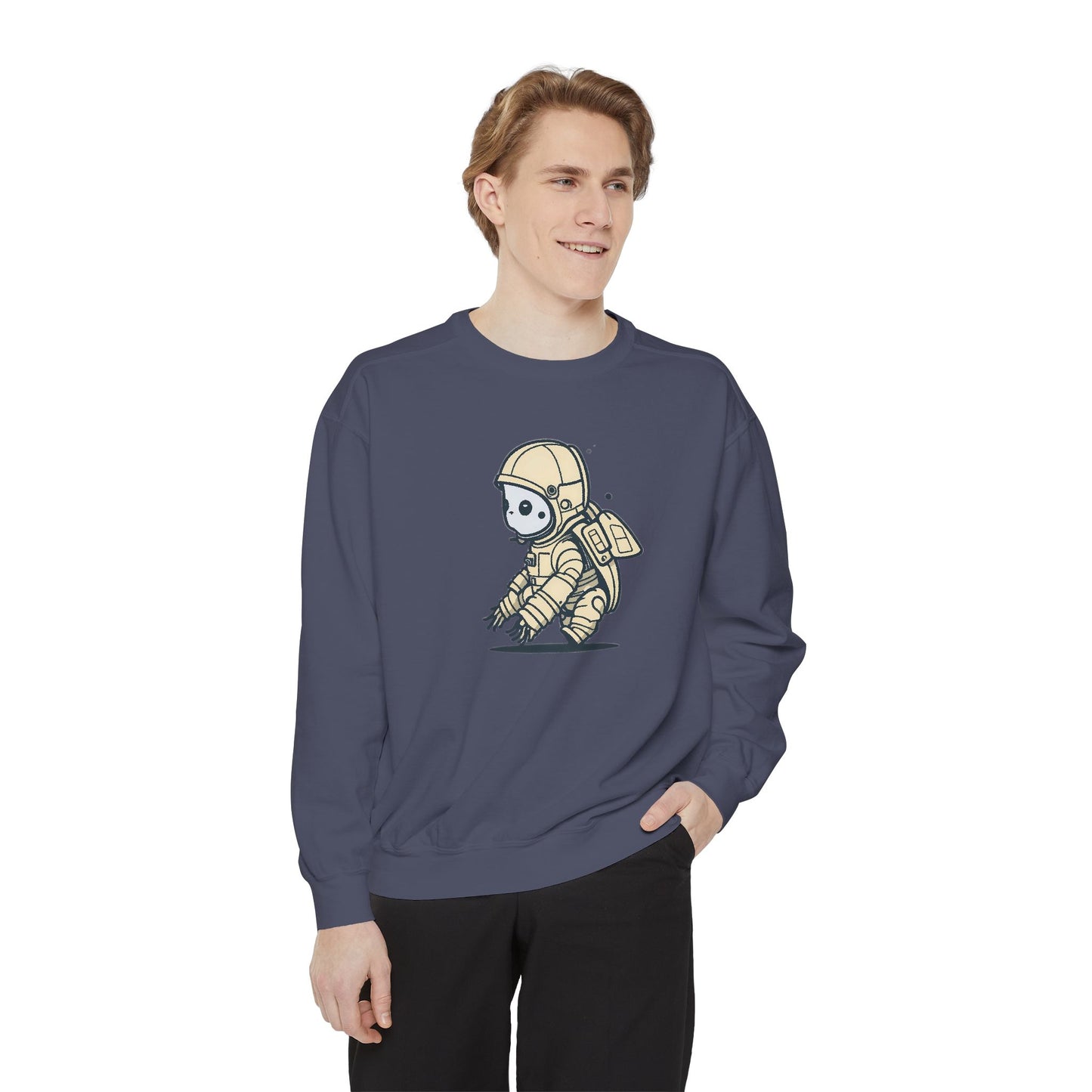 Galactic Guardian Turtle Unisex Garment-Dyed Sweatshirt